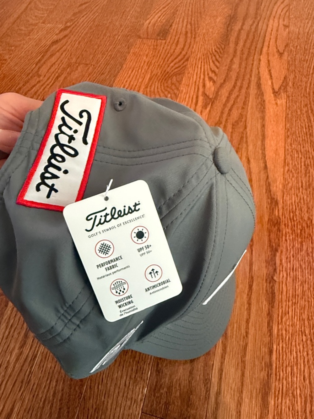 Titleist Gray Cap with White Script - Picture 8 of 10